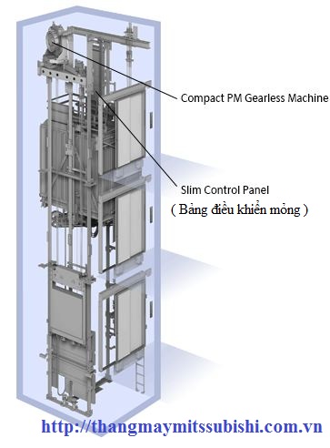 sơ đồ kỹ thuật và ưu điểm của thang máy elenessa